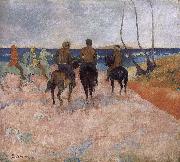 Cavalier seaside Paul Gauguin